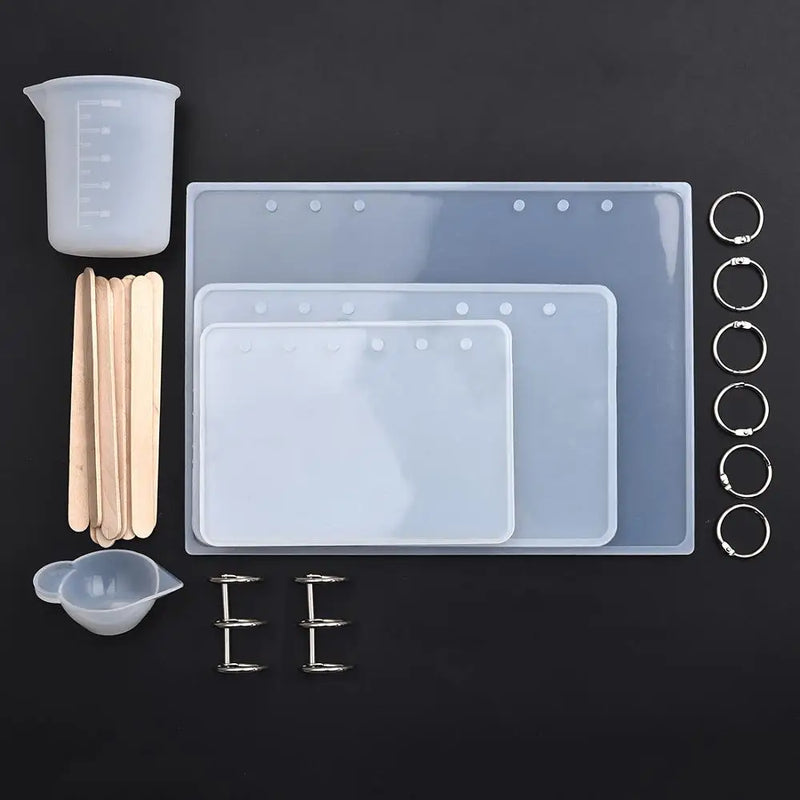Silicone Mold for Notebook Cover, Resin, Pressed Flower Jewelry