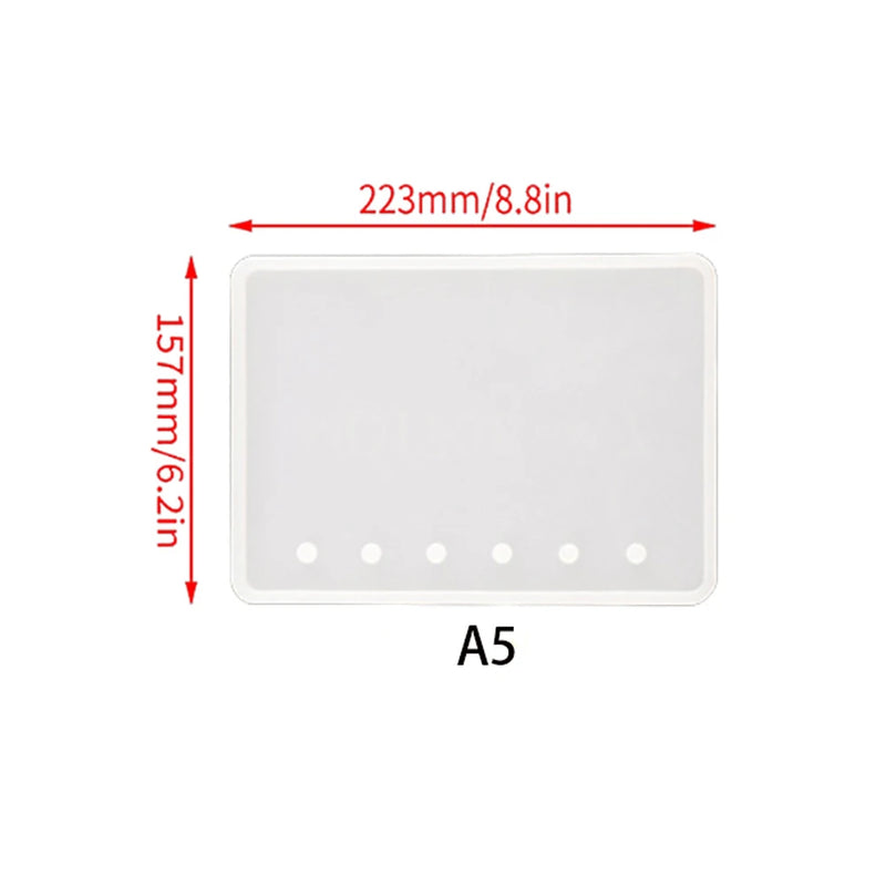 Silicone Mold for DIY Notebook Cover Resin Casting