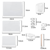 Silicone A5 A6 A7 Notebook Cover Mould for Resin Jewelry DIY