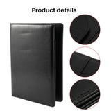 Black A5 Document Bag File Folder Clipboard