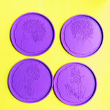Irregular Flower Fairy Art Coaster Epoxy Resin Mold DIY Home Tools