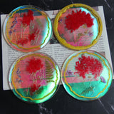 Irregular Flower Fairy Art Coaster Epoxy Resin Mold DIY Home Tools