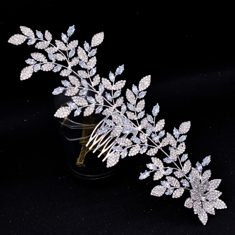 Zircon Wedding Comb Hair Accessory for Bride