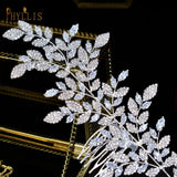 Zircon Wedding Comb Hair Accessory for Bride