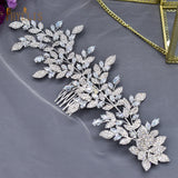 Zircon Wedding Comb Hair Accessory for Bride