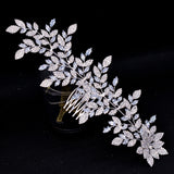 Zircon Wedding Comb Hair Accessory for Bride