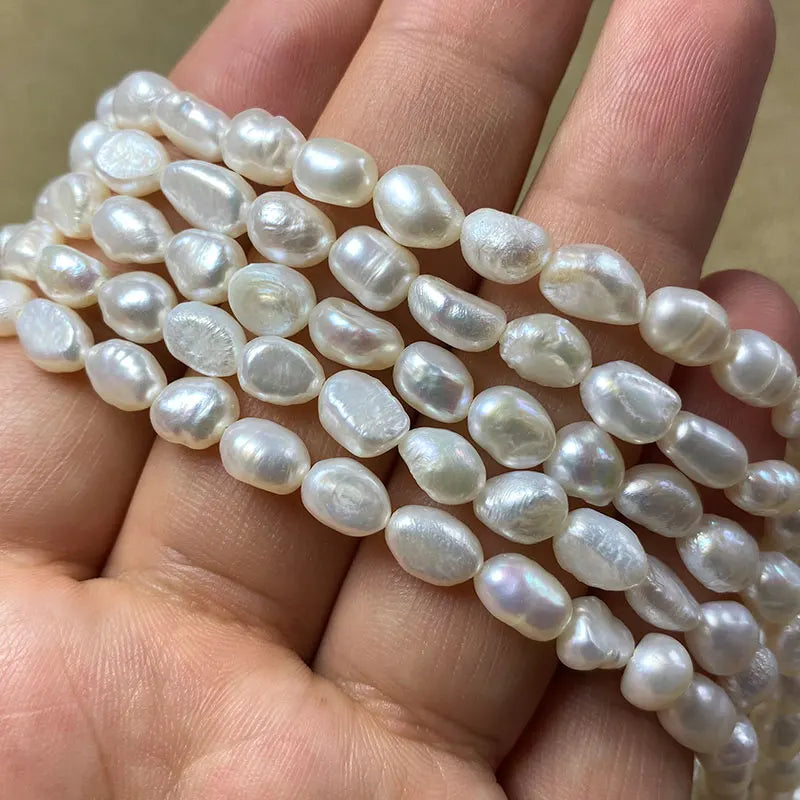 Natural Freshwater Pearl Baroque Beads 4-11mm DIY Bracelet