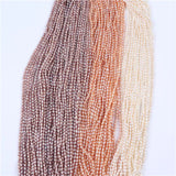 Natural Freshwater Pearl Strands 2.5-3mm Rice Shape for Jewelry