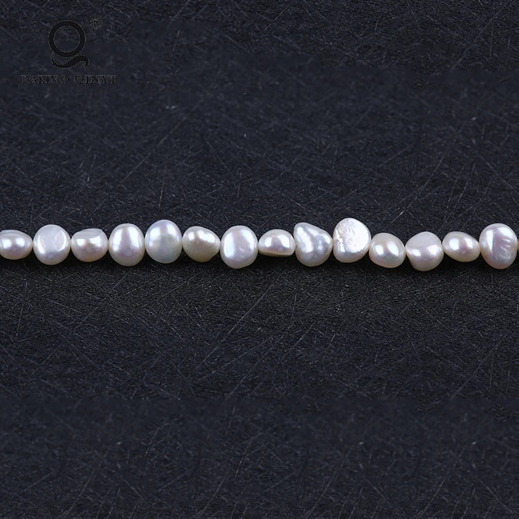 6-7mm Baroque Shape Freshwater Pearl String