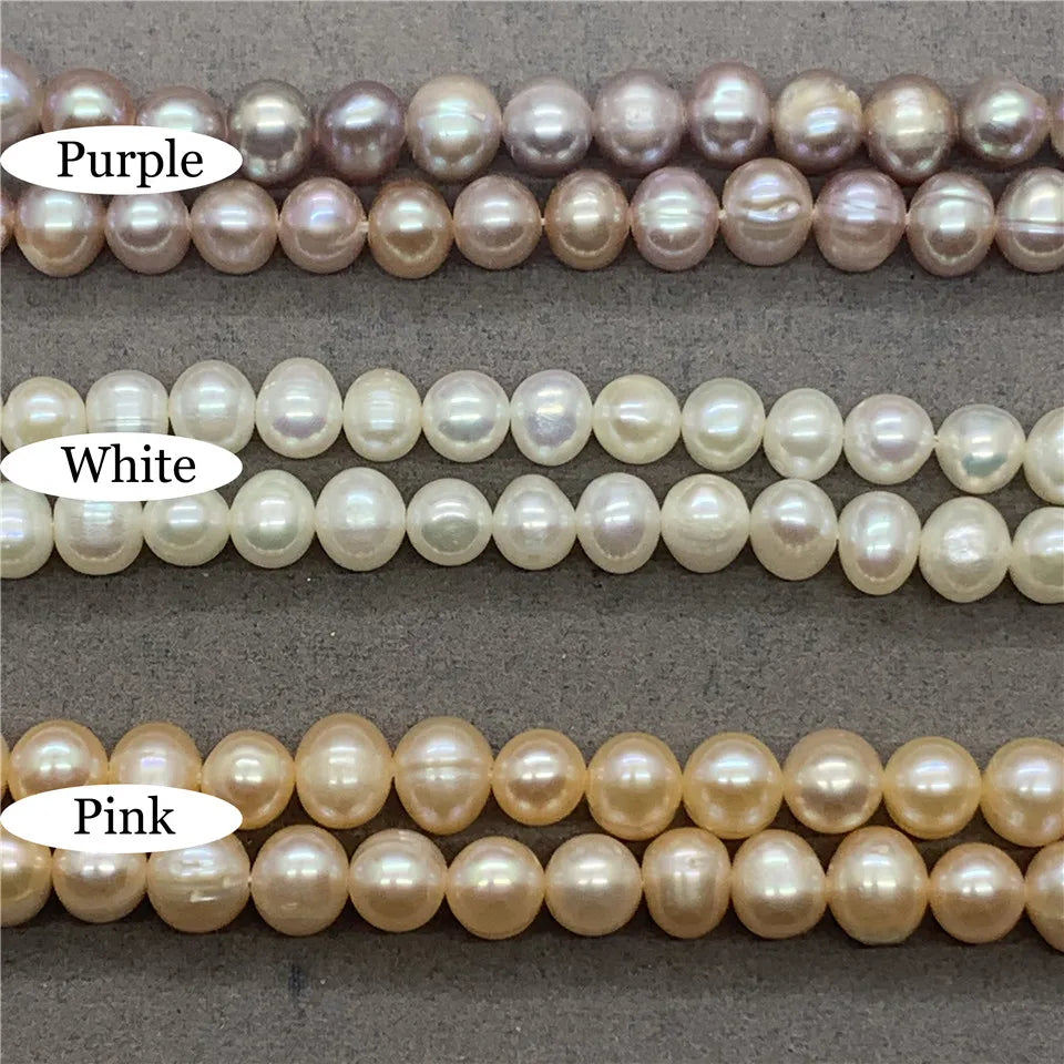 9mm Round Freshwater Pearl Loose Beads DIY Jewelry