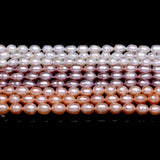 Freshwater Pearl Oval Beads 36 Cm DIY Jewelry Craft Accessory