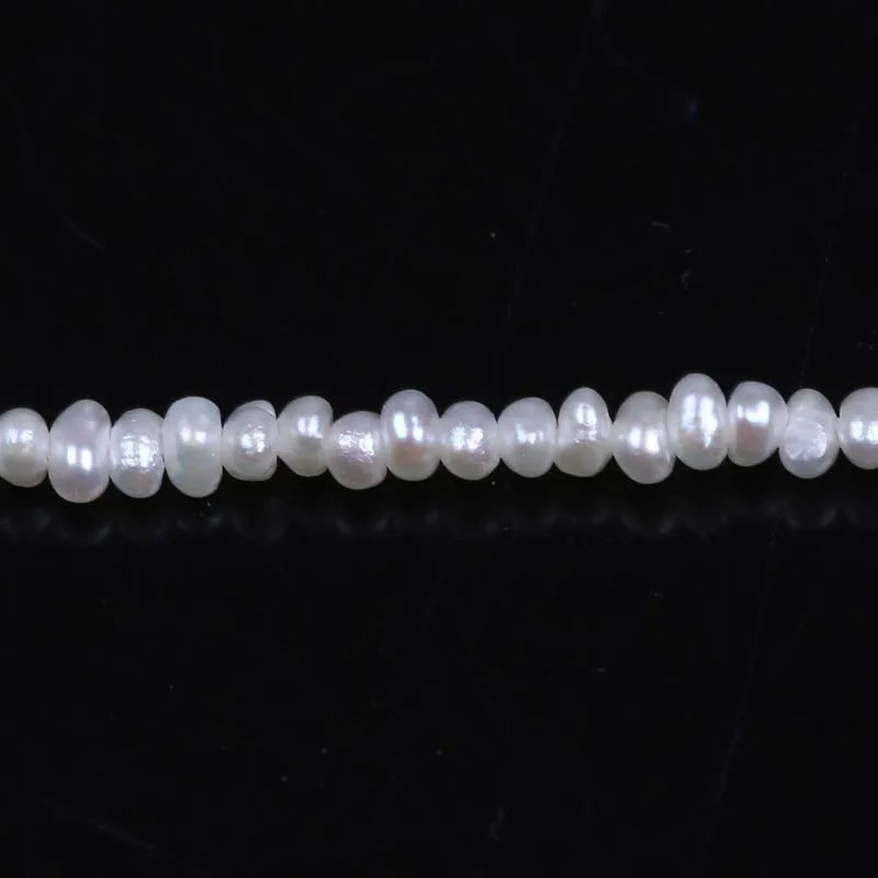 Potato Shape 1.5-2.0mm Cultured Pearl Beads Strand