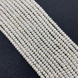 AA 4-Sided Flat Beads Freshwater Pearls 3-10mm Charm Jewelry Making DIY