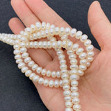 AA 4-Sided Flat Beads Freshwater Pearls 3-10mm Charm Jewelry Making DIY