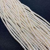 AA 4-Sided Flat Beads Freshwater Pearls 3-10mm Charm Jewelry Making DIY