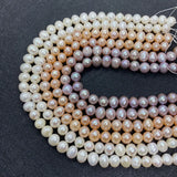 Natural Freshwater Pearl Round Beads 4-12mm DIY Jewelry Accessory