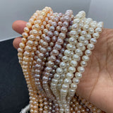 Natural Freshwater Pearl Round Beads 4-12mm DIY Jewelry Accessory