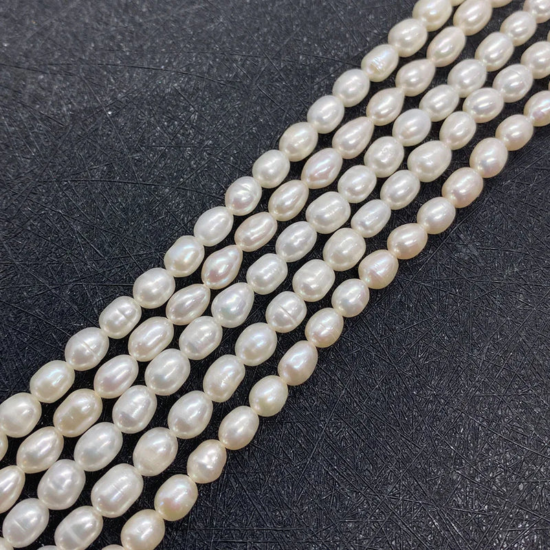 AA Freshwater Pearl 4.2mm Rice Beads for DIY Jewelry Making