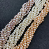 Potato Shape Natural Freshwater Pearl 5-6mm for DIY Jewelry Making