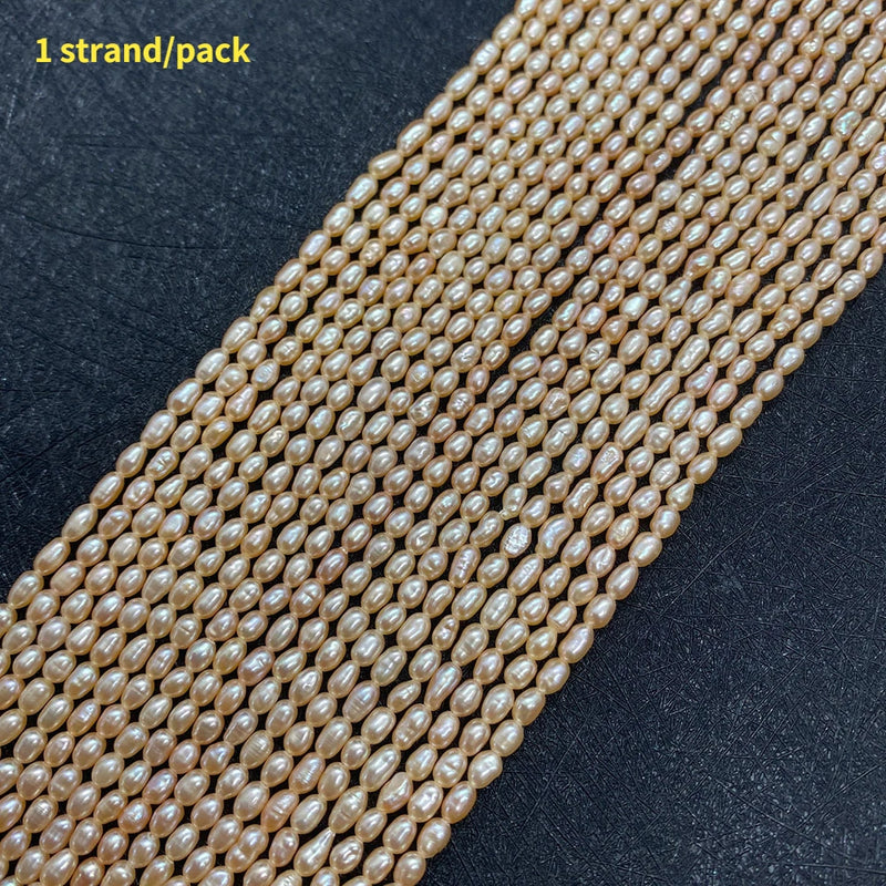 Natural Freshwater Pearl Small Bead 2mm DIY Jewelry Making 3mm Mini Beads