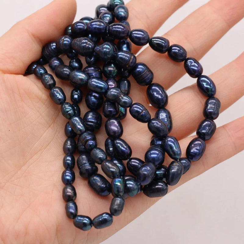 High Nat Freshwater Pearl Rice Loose Beads Jewelry DIY