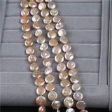 AA Pink 13-14mm Coin Freshwater Pearl for Jewelry Making