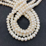 AA Level Oblate Pearls Beads Freshwater Pearl Loose Bead Jewelry Making
