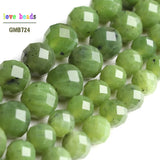 Faceted Canadian Jades Stone Round Beads 6mm 8mm