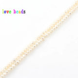 AA Freshwater Pearl Beads 2.5-3mm Round Pearls for DIY Bracelet