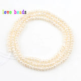 AA Freshwater Pearl Beads 2.5-3mm Round Pearls for DIY Bracelet
