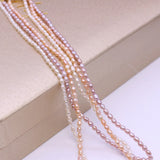 AA Freshwater Pearl Necklace Copper Choker Jewelry Wedding