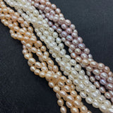 AA Freshwater Pearls Rice-Shape Beads for Jewelry Making DIY
