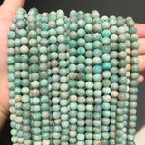 Amazonite Round Loose Beads for Jewelry Making 6-10 MM