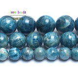 AA+ Ocean Apatite Stone Round Beads 15inches 4/6/8/10/12mm
