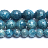 Ocean Apatite Stone Round Beads for Jewelry Making 15inches