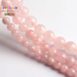 Madagascar Rose Quartz Bead Round Loose Beads 15