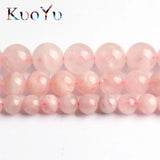 Madagascar Rose Quartz Beads Round Spacer 15'' Strand 6/8/10mm