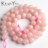 Madagascar Rose Quartz Beads Round Spacer 15'' Strand 6/8/10mm