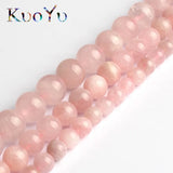 Madagascar Rose Quartz Beads Round Spacer 15'' Strand 6/8/10mm