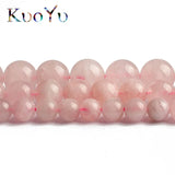 Madagascar Rose Quartz Beads Round Spacer 15'' Strand 6/8/10mm