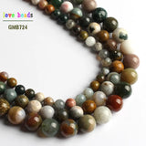 Ocean Jasper Stone Beads Round 15'' Strand for DIY Bracelet 6mm 8mm 10mm
