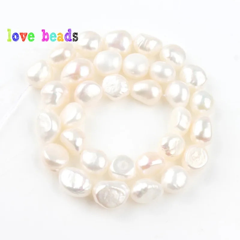 10-11mm AA Natural Pearls Beads Freshwater Pearl Loose Bead DIY Jewelry Making