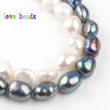 10-11mm AA Natural Pearls Beads Freshwater Pearl Loose Bead DIY Jewelry Making