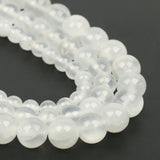 AA Natural Selenite Gypsum Stone Spacer Beads for Jewelry Making 15''
