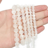 AA Natural Selenite Gypsum Stone Spacer Beads for Jewelry Making 15''