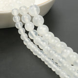 AA Natural Selenite Gypsum Stone Spacer Beads for Jewelry Making 15''