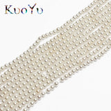 AA+ Shell Pearl Round Spacer Beads 15'' Strand