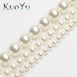 AA+ Shell Pearl Round Spacer Beads 15'' Strand
