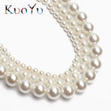 AA+ Shell Pearl Round Spacer Beads 15'' Strand