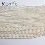 AA+ Shell Pearl Round Spacer Beads 15'' Strand